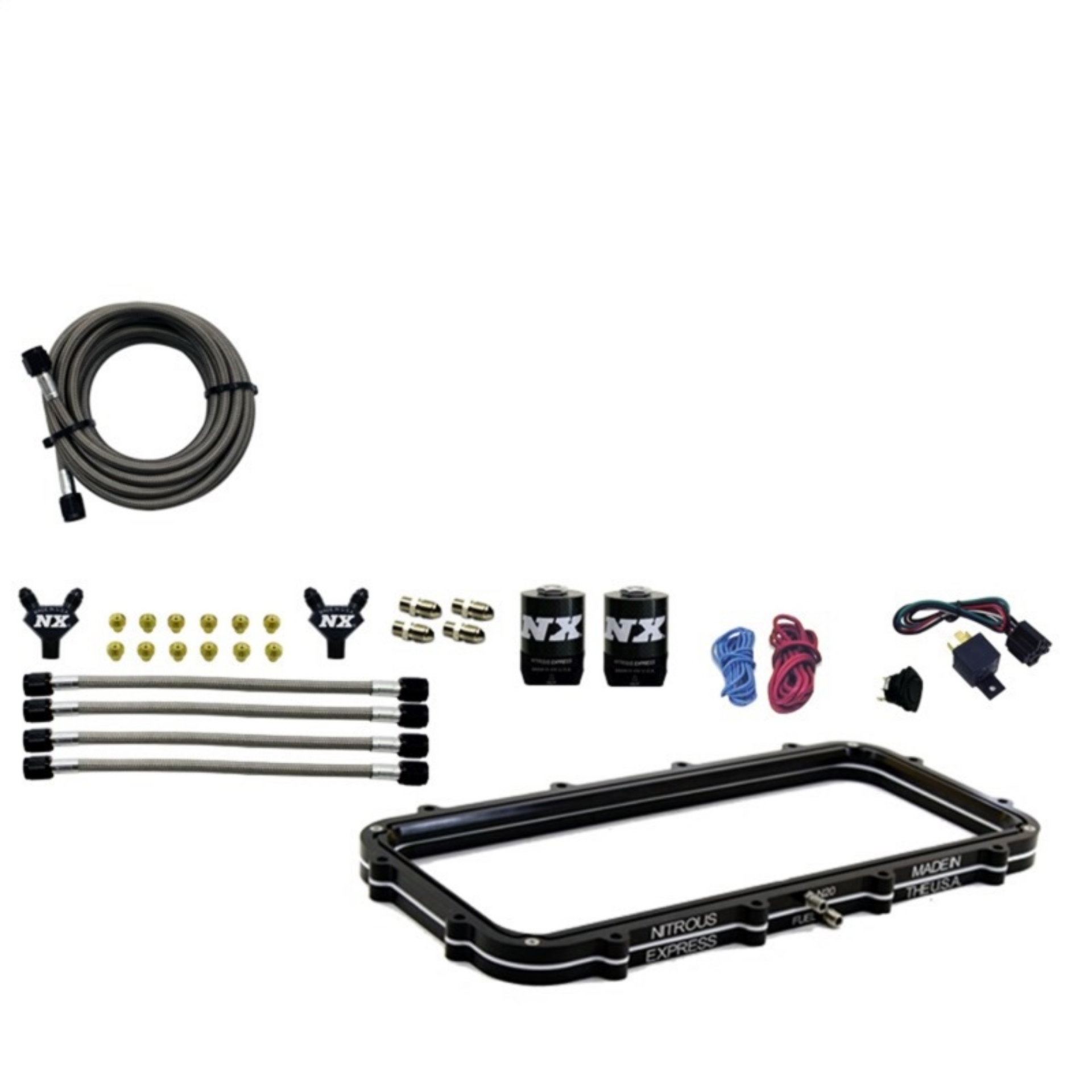 Picture of Nitrous Express Holley High Ram Plenum Nitrous Plate Kit w-o Bottle