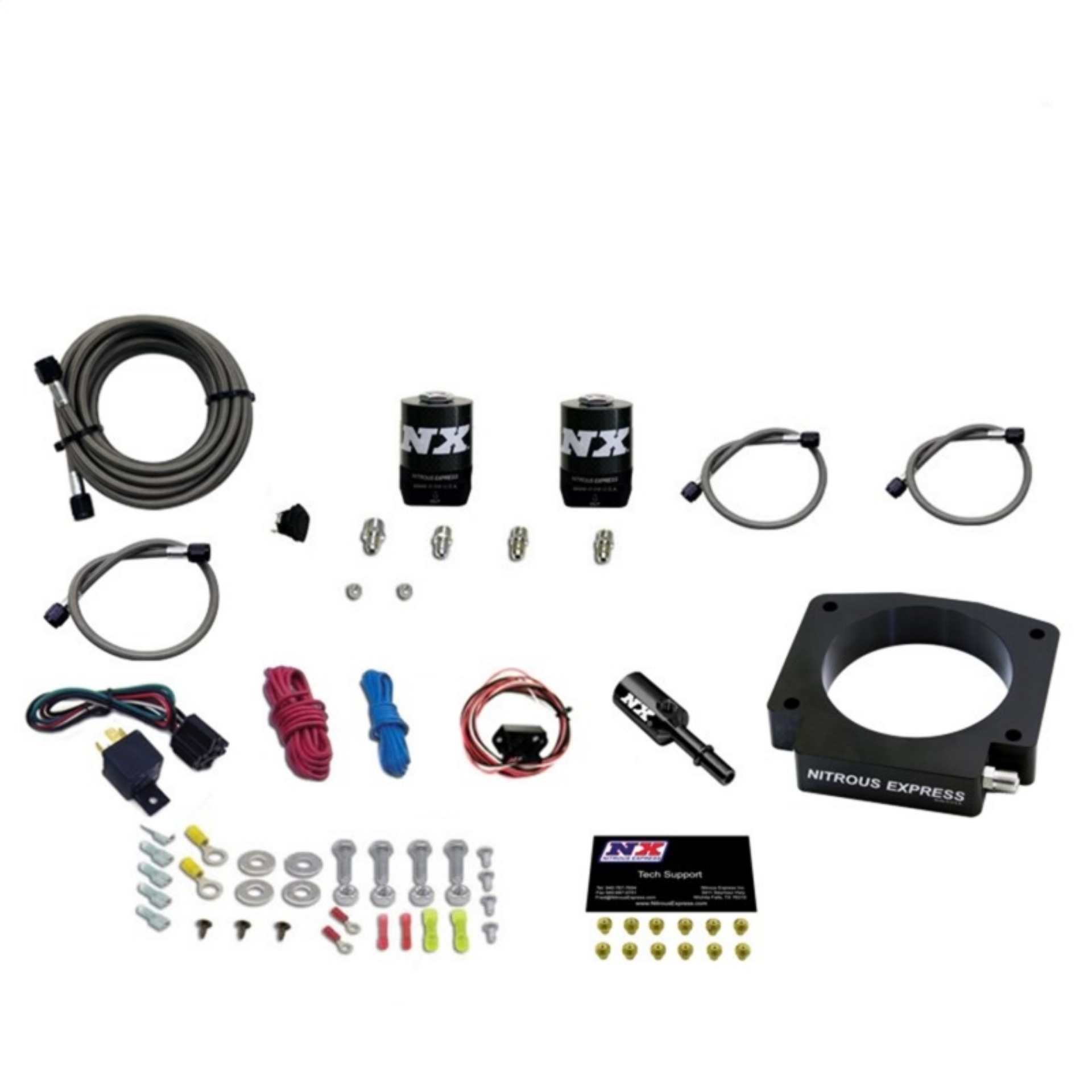 Picture of Nitrous Express 15-17 Ford Mustang GT350 5-2L Nitrous Plate Kit w-o  Bottle