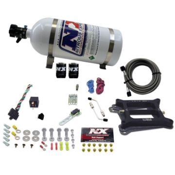 Picture of Nitrous Express 4150 4-BBL-Gasoline Nitrous Kit 50-300HP w-10lb Bottle