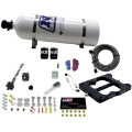 Picture of Nitrous Express Q-Jet-Holley Spread Bore Nitrous Kit 50-300HP w-15lb Bottle