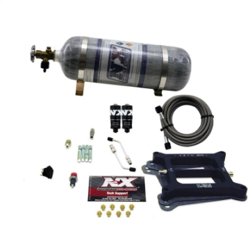 Picture of Nitrous Express 4150 Hitman 4-BBL Nitrous Kit 100-200HP w-Composite Bottle