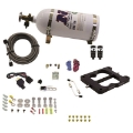 Picture of Nitrous Express Q-Jet-Holley Spread Bore Hitman Nitrous Kit 100-150-200HP w-10lb Bottle