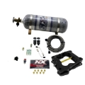 Picture of Nitrous Express Q-Jet-Holley Spread Bore Hitman Nitrous Kit 100-150-200HP w-Composite Bottle