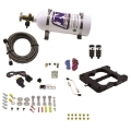 Picture of Nitrous Express Q-Jet-Holley Spread Bore Hitman Nitrous Kit 100-150-200HP w-Composite Bottle