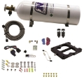 Picture of Nitrous Express Q-Jet-Holley Spread Bore Hitman Nitrous Kit 100-150-200HP w-15lb Bottle