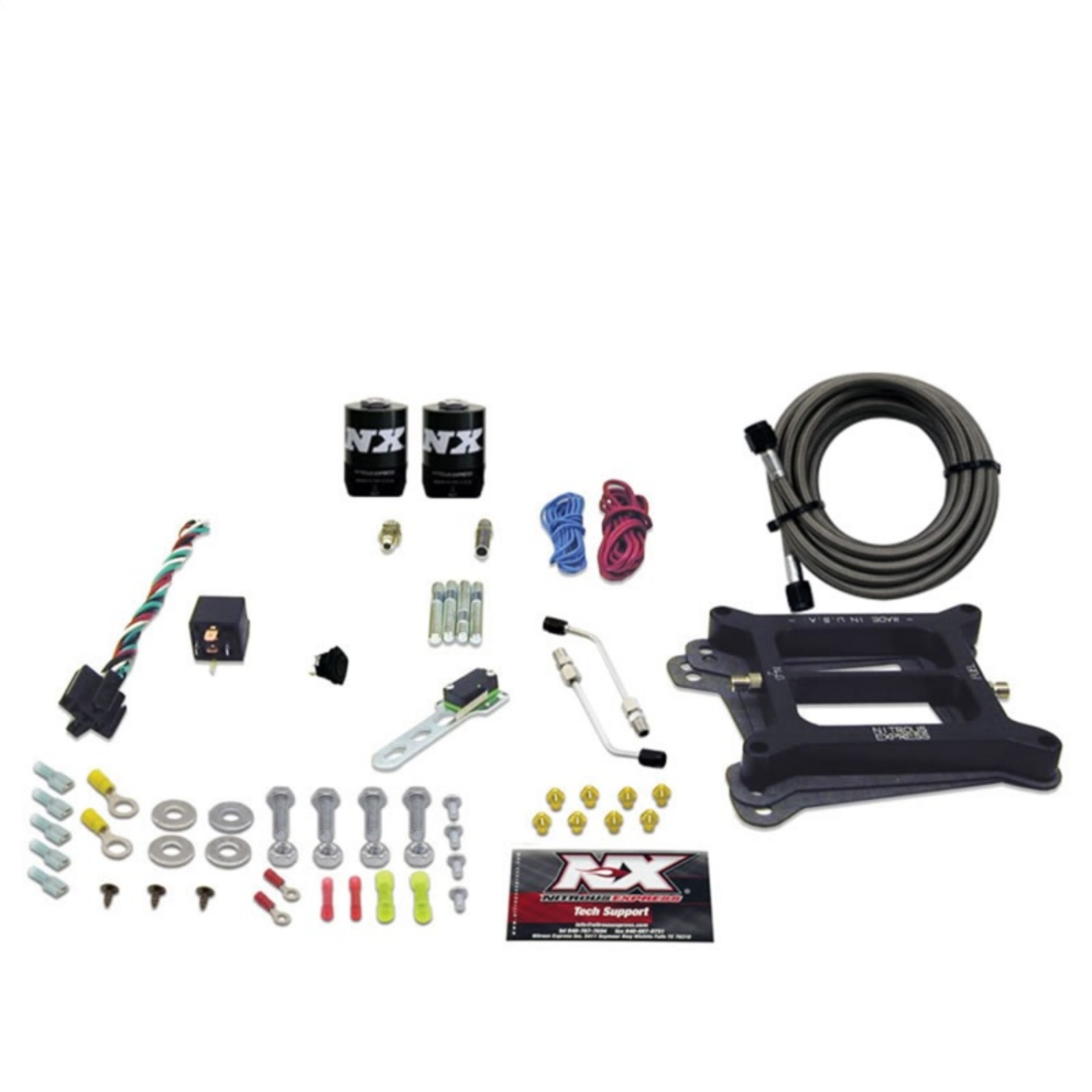 Picture of Nitrous Express 4150 4-BBL-Alcohol Nitrous Kit 100-500HP w-o Bottle
