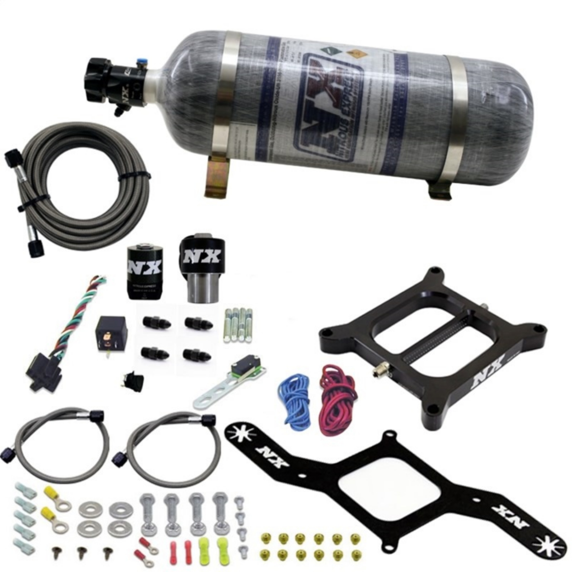 Picture of Nitrous Express 4150 Gasoline RNC Nitrous Kit w-12lb Bottle