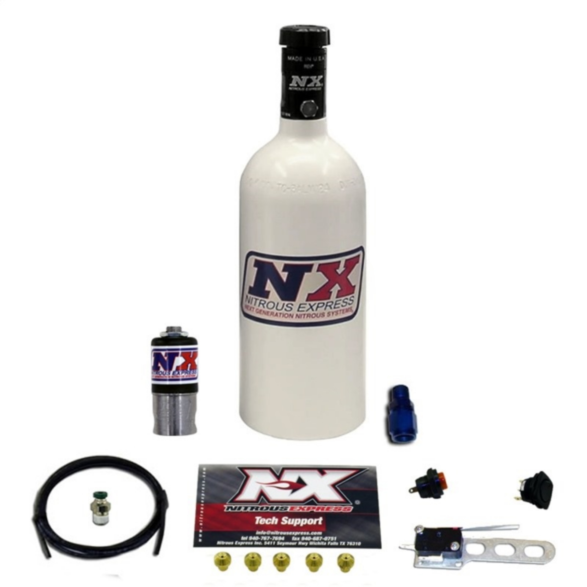 Picture of Nitrous Express Incognito Nitrous Kit Dry Nitrous Kit w-1-4lb Bottle