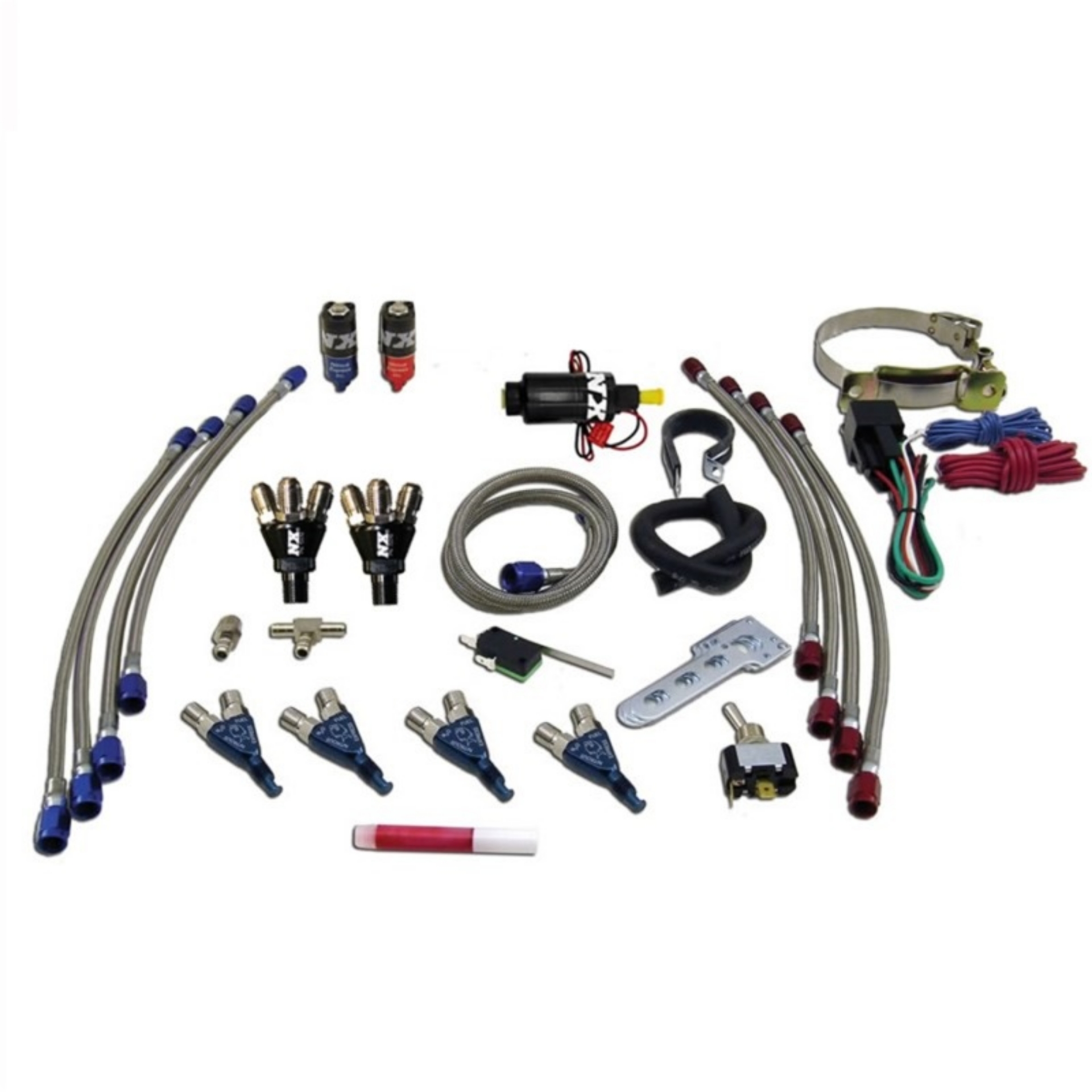 Picture of Nitrous Express 4 Cyl Piranha Nitrous Kit w-o Bottle