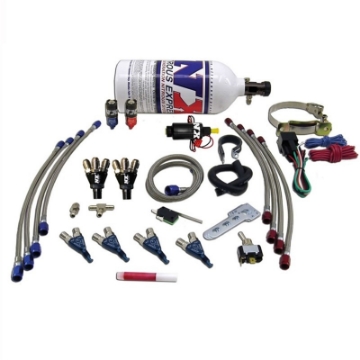 Picture of Nitrous Express 4 Cyl Piranha Nitrous Kit w-2-5lb Bottle