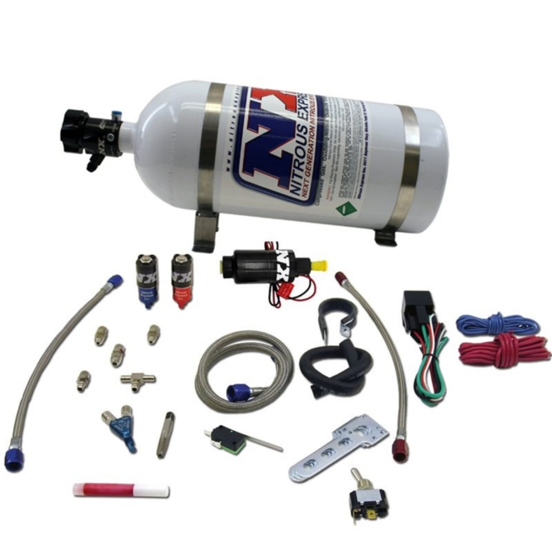 Picture of Nitrous Express Yamaha Rhino All Side By Sides Piranha Nitrous Kit w-5-0lb