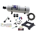 Picture of Nitrous Express 4150 Gemini Pro-Power Nitrous Kit 100-500HP w-15lb Bottle