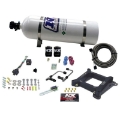 Picture of Nitrous Express 4150 Gemini Pro-Power Nitrous Kit 100-500HP w-15lb Bottle