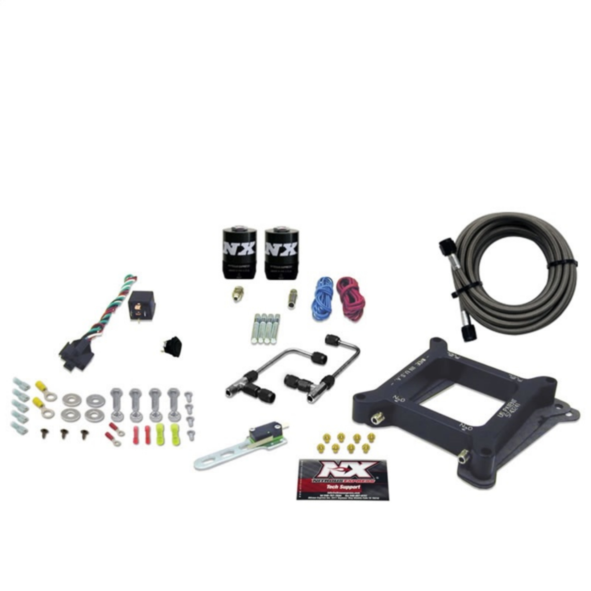 Picture of Nitrous Express 4150 Gemini Pro-Power Alcohol Nitrous Kit 100-500HP w-o Bottle
