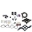 Picture of Nitrous Express 4150 Single Entry Billet Crossbar Nitrous Plate Kit 50-300HP w-o Bottle