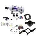 Picture of Nitrous Express 4150 Single Entry Crossbar Nitrous Plate Kit Pro-Power 100-500HP w-5lb Bottle