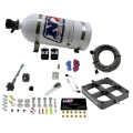 Picture of Nitrous Express Single Entry Crossbar 8500 Based Throttle Body Nitrous Kit w-10lb Bottle
