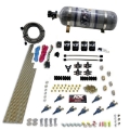 Picture of Nitrous Express 8 Cyl Piranha Direct Port 4 Solenoids Nitrous Kit 200-500HP EFI Jets w-12lb Bottle