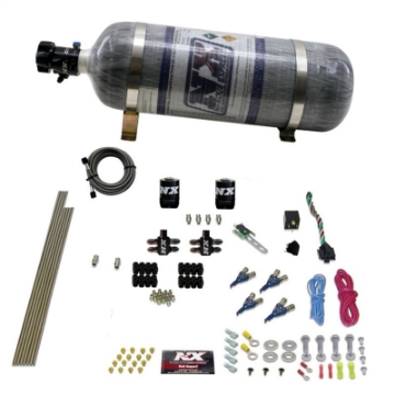 Picture of Nitrous Express 4 Cyl Gas 100-250HP Nitrous Kit w-Composite Bottle