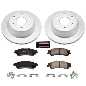 Picture of Power Stop 03-05 Chevrolet Astro Rear Z17 Evolution Geomet Coated Brake Kit