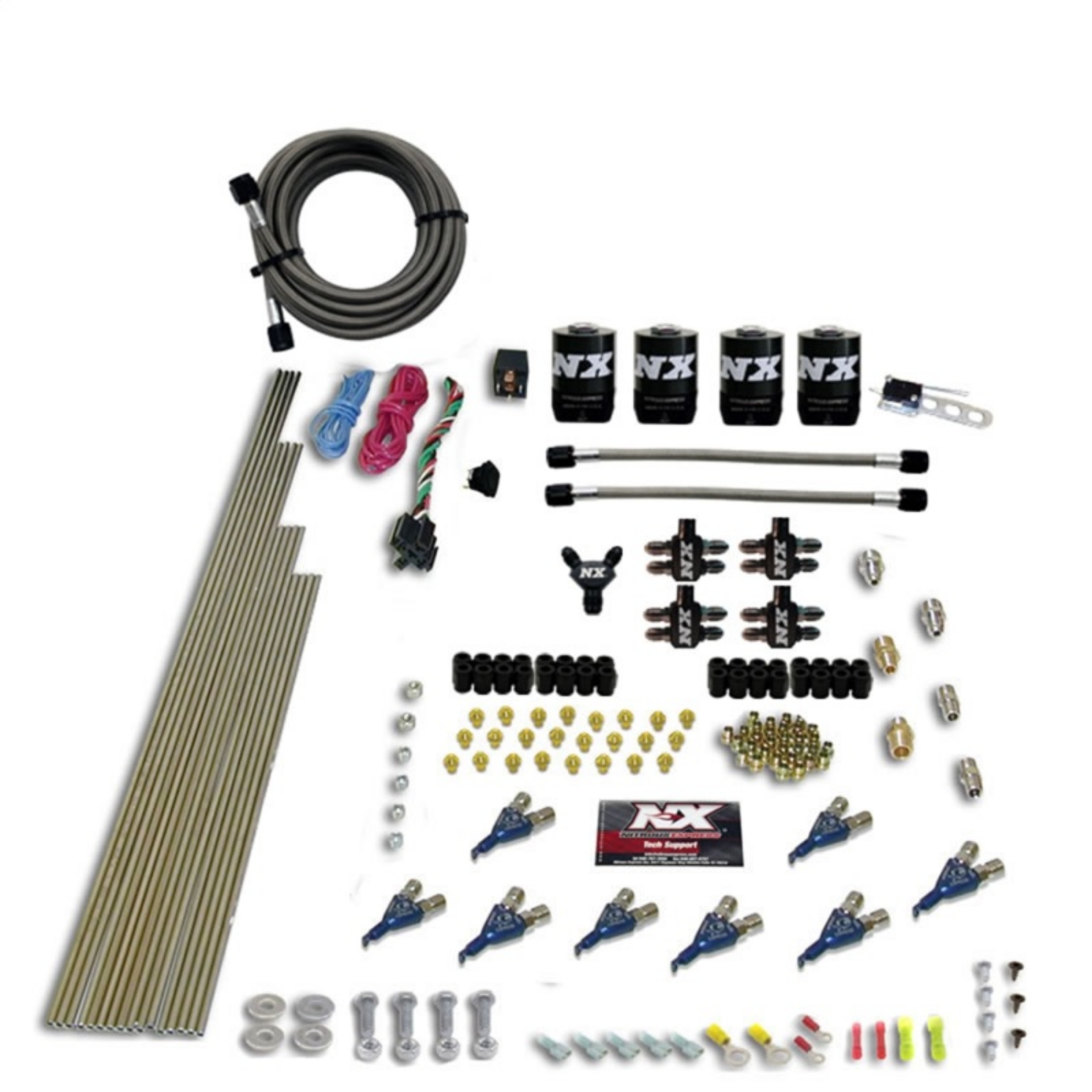 Picture of Nitrous Express 8 Cyl Alcohol Nitrous Kit 250-550HP w-o Bottle