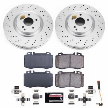 Picture of Power Stop 03-06 Mercedes-Benz CLK500 Front Z23 Evolution Sport Coated Brake Kit
