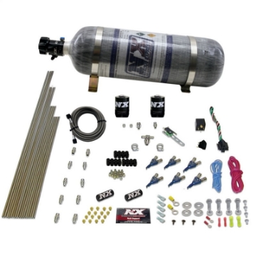 Picture of Nitrous Express V6AN Gasoline EFI Nitrous Kit 150-375HP w-Composite Bottle