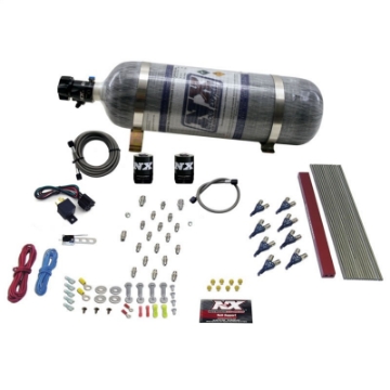 Picture of Nitrous Express GM LT1-LS1 Pro Piranha Nozzle Gas Nitrous Kit w-Composite Bottle