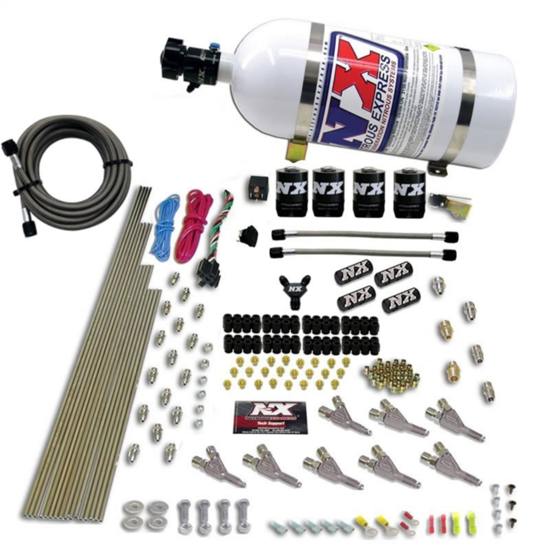 Picture of Nitrous Express Vortech Nozzle Nitrous Kit w-10lb Bottle