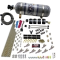 Picture of Nitrous Express STD Nozzle Nitrous Kit 200-500HP Gas w--Dist Block & 4 Solenoids w-15lb Bottle