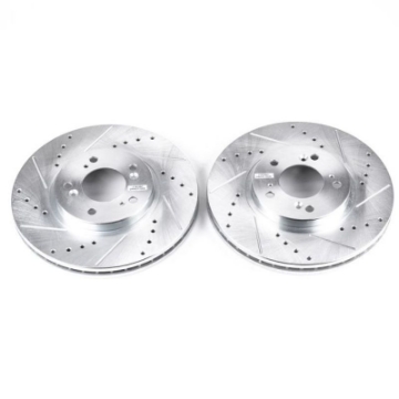Picture of Power Stop 99-04 Acura RL Front Evolution Drilled & Slotted Rotors - Pair