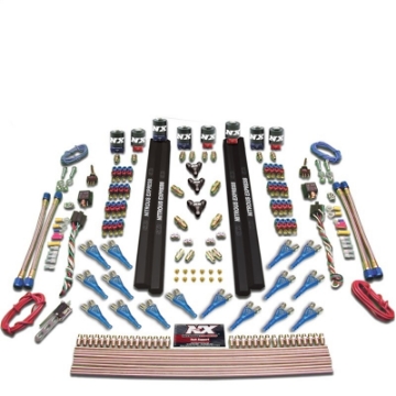 Picture of Nitrous Express Shark Dual Stage -Gas 16 Nozzles 200-1200HP 8 Solenoids Nitrous Kit w-o Bottle
