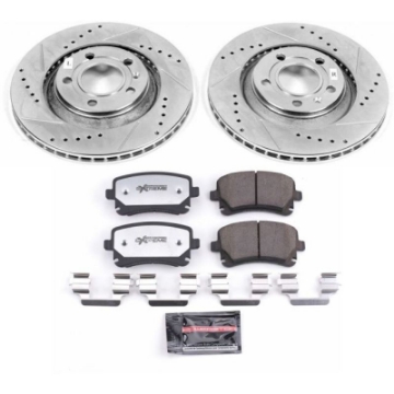 Picture of Power Stop 04-09 Audi S4 Rear Z26 Street Warrior Brake Kit