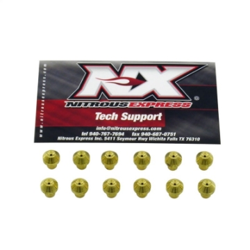 Picture of Nitrous Express 4 Cyl SX2 Nozzle Nitrous Kit Jet Pack 100-300HP x 2