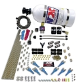 Picture of Nitrous Express Pro-Shk-Gas 200-600HP 2 Fuel 1 Supershark Solenoid Nitrous Kit w-10lb Bottle