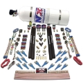 Picture of Nitrous Express Shark Dual Stage-Gas-Rails 16 Nozzles Nitrous Kit 200-1200HP w-10lb Bottle