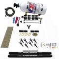 Picture of Nitrous Express Pro-Shk-Gas 4 Solenoids Nitrous Kit 200-600HP w-Rails and 10lb Bottle