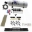 Picture of Nitrous Express Pro-Shk-Gas 4 Solenoids Nitrous Kit 200-600HP w-Rails and 15lb Bottle