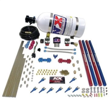 Picture of Nitrous Express Pro-Shk-Gas Nitrous Kit 200-600HP w-Rails and 15lb Bottle