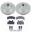 Picture of Power Stop 94-99 Dodge Ram 1500 Front Z17 Evolution Geomet Coated Brake Kit