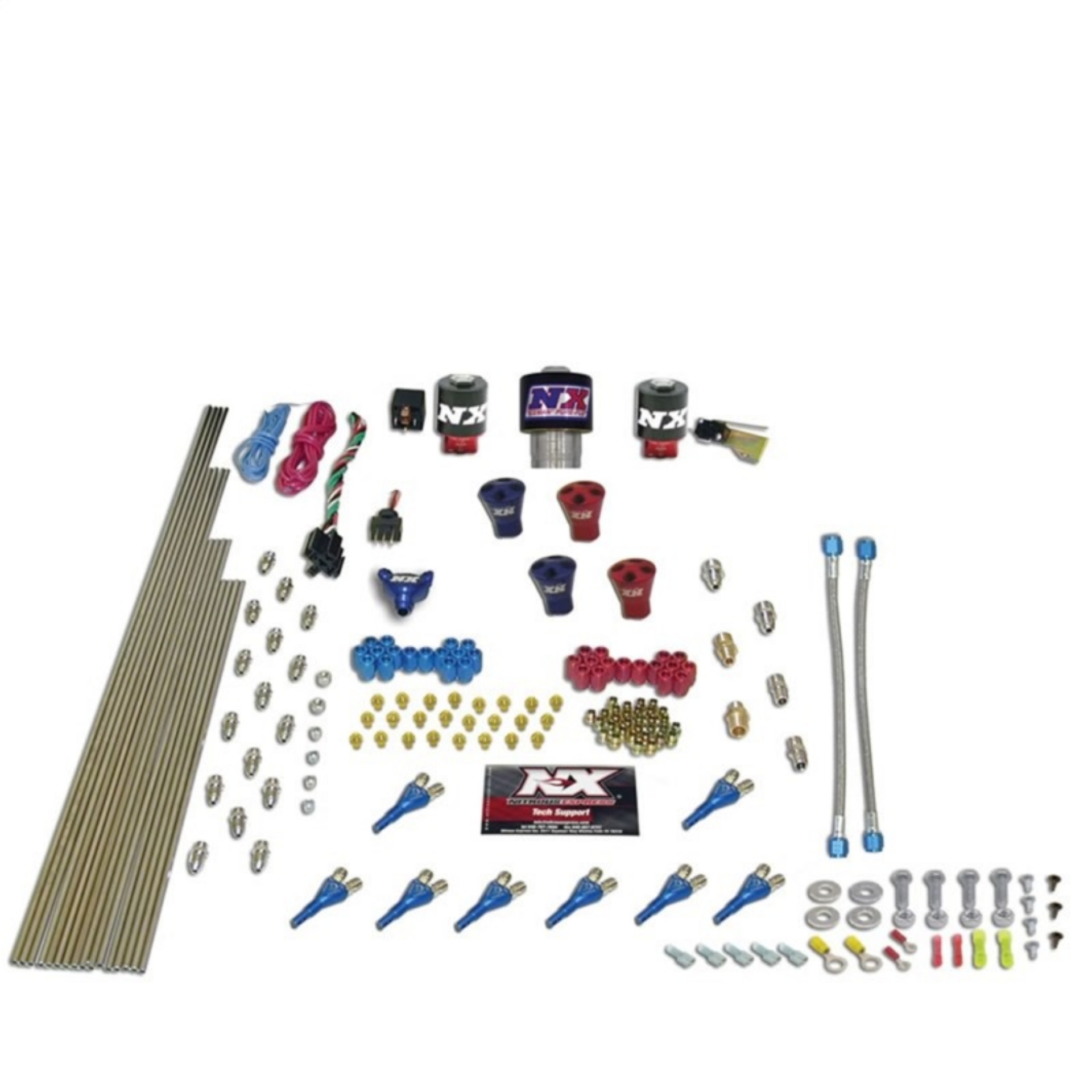 Picture of Nitrous Express Pro-Shk-Gas 2 Fuel 1 Supershark Solenoid Nitrous Kit 200-600HP w-o Bottle