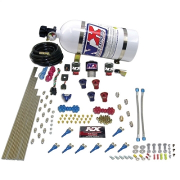 Picture of Nitrous Express Pro-Shk-Gas 2 Fuel 1 Supershark Solenoid Nitrous Kit 200-600HP w-10lb Bottle