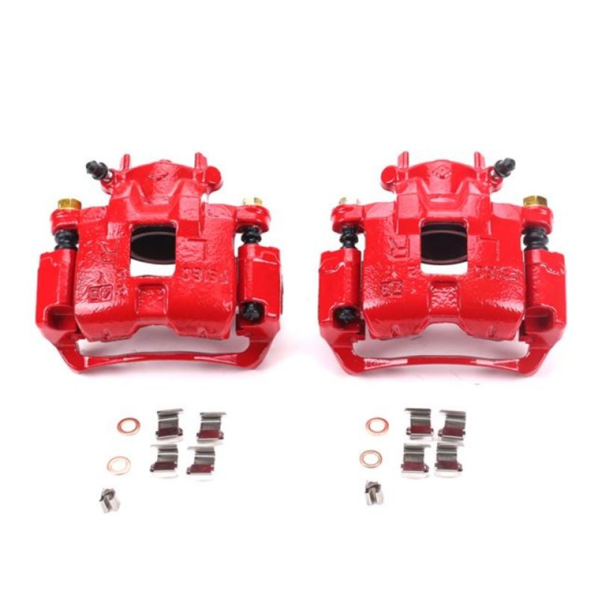 Picture of Power Stop 02-07 Mitsubishi Lancer Front Red Calipers w-Brackets - Pair