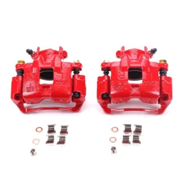 Picture of Power Stop 02-07 Mitsubishi Lancer Front Red Calipers w-Brackets - Pair