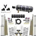Picture of Nitrous Express 8 Cyl Dry Direct Port Three Stage 6 Solenoids Nitrous Kit 200-600HP w-Comp Bottle