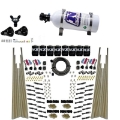Picture of Nitrous Express 8 Cyl Dry Direct Port Four Stage 8 Solenoids Nitrous Kit 200-600HP w-5lb Bottle