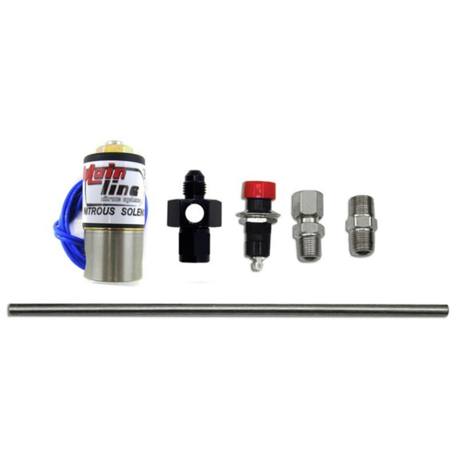 Picture of Nitrous Express Nitrous Purge Valve 6AN Manifold Push Button and Vent Tube