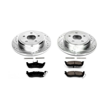 Picture of Power Stop 06-10 Jeep Commander Rear Z23 Evolution Sport Brake Kit