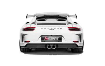 Picture of Akrapovic 2018 Porsche 911 GT3 991-2 Slip-On Race Line Titanium w-Titanium Tail Pipe Set