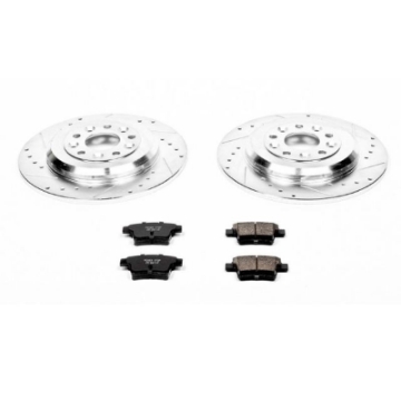 Picture of Power Stop 05-07 Ford Five Hundred Rear Z23 Evolution Sport Brake Kit